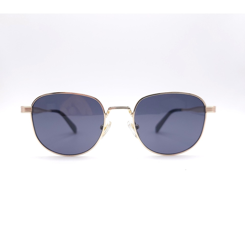 Quay Australia Born Ready 81164 Round Gold Sunglasses Unisex NWT